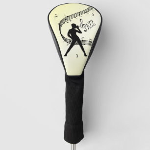 Couvre-club De Golf Danse Jazz Musique Jaune
