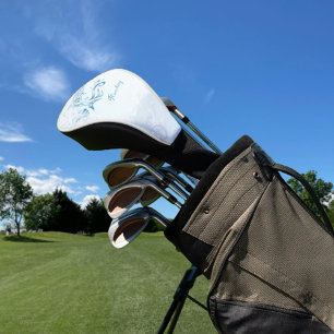 Couvre-club De Golf Dauphin Bleu Couvercle de tête de golf personnalis