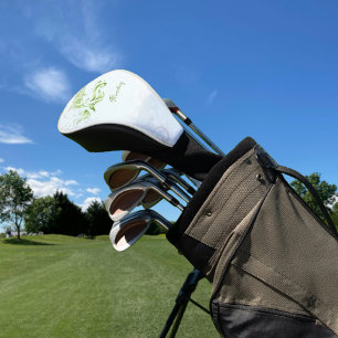 Couvre-club De Golf Dauphin vert Couvercle de tête de golf personnali