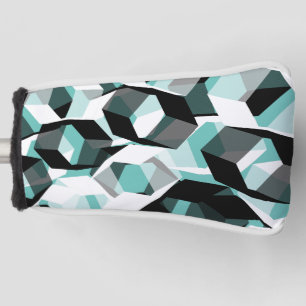 Couvre-club De Golf De nombreux hexagones avec des parties incolores,
