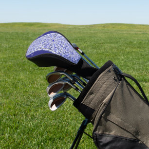 Couvre-club De Golf dentelle en céramique Bleu de Grèce