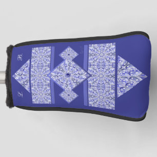Couvre-club De Golf dentelle en céramique Bleu de Grèce