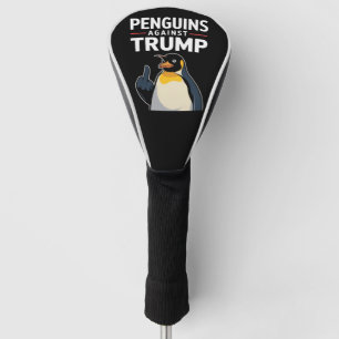 Couvre-club De Golf Des palmes de pingouin contre Trump