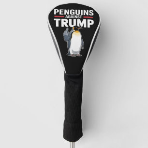 Couvre-club De Golf Des palmes de pingouin contre Trump