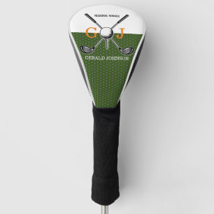Couvre-club De Golf Design élégant de monogramme de golf