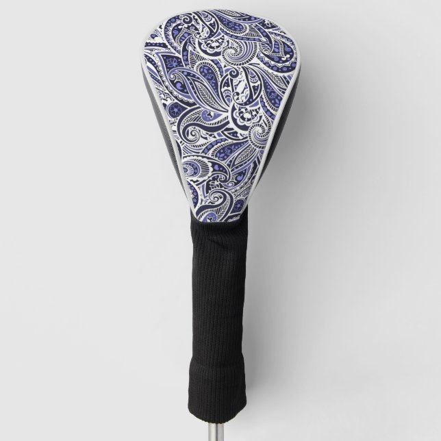 Couvre-club De Golf Design motif bleu pâle (Devant)