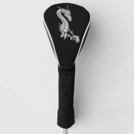 Couvre-club De Golf dessin de dragon noir