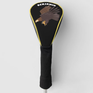 Couvre-club De Golf dessin humoristique d'aigle royal