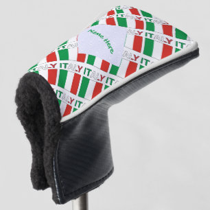Couvre-club De Golf Dessin personnalisé de l'héritage du drapeau itali