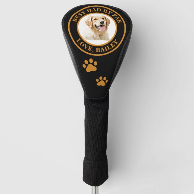 Couvre-club De Golf Dessin personnalisé Golden Retriever Dog (Devant)