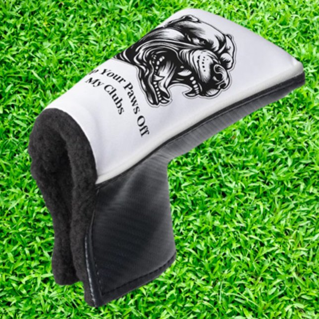 Couvre-club De Golf Dog-Loving Dad  Golf Head Cover (Show your love for dad with this Mad Dog-Loving Dad Golf Head Cover. Protect his clubs in style )