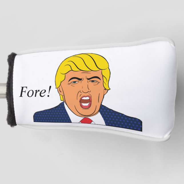Couvre-club De Golf Donald Trump : Golfeur-dans-Chef (Devant)