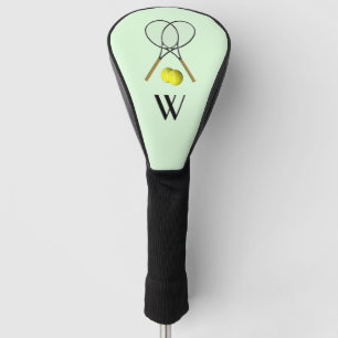 Couvre-club De Golf Doubles de tennis Green