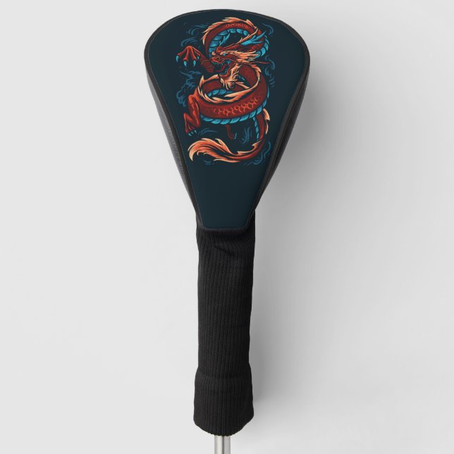Couvre-club De Golf Dragon (Devant)
