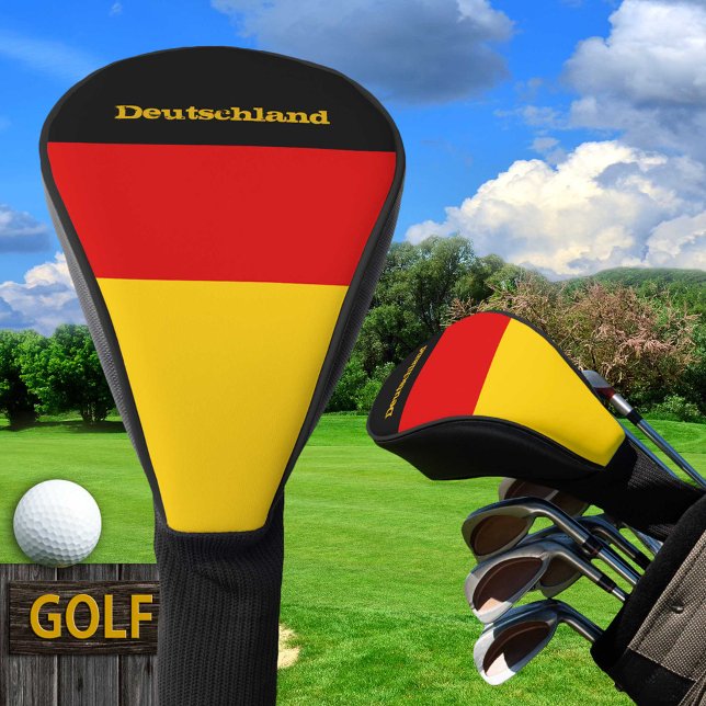 Couvre-club De Golf Drapeau allemand & Golf Allemagne sports Couvertur (Créateur téléchargé)