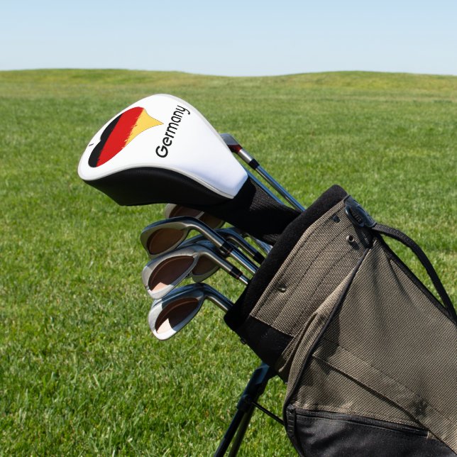 Couvre-club De Golf Drapeau allemand I Heart Allemagne (In Situ)