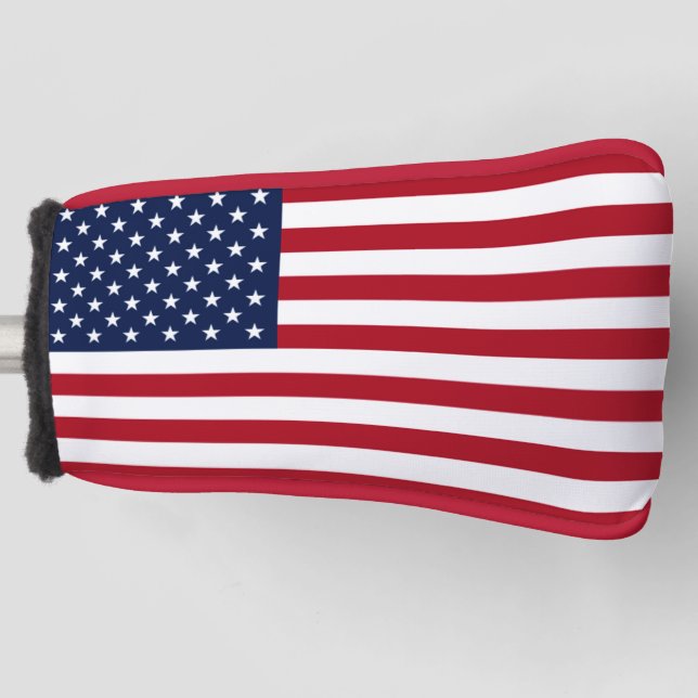 Couvre-club De Golf Drapeau américain (Devant)