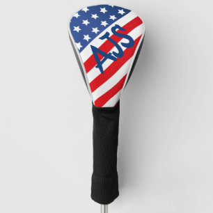 Couvre-club De Golf Drapeau américain des Etats-Unis