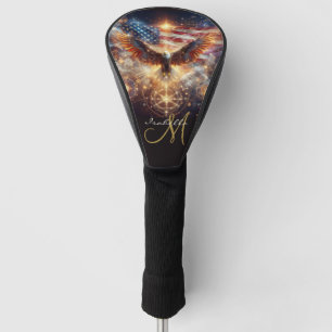 Couvre-club De Golf Drapeau américain personnalisé - Étoiles et rayure