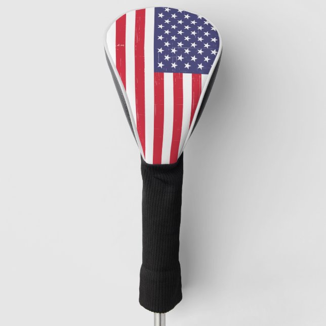 Couvre-club De Golf Drapeau américain tendance (Devant)