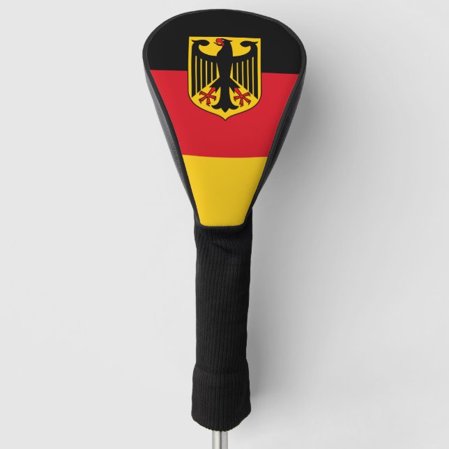 Couvre-club De Golf Drapeau/armoiries de l'Allemagne (Devant)