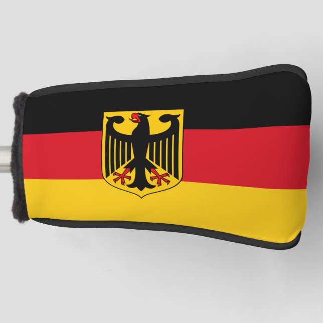 Couvre-club De Golf Drapeau/armoiries de l'Allemagne (Devant)