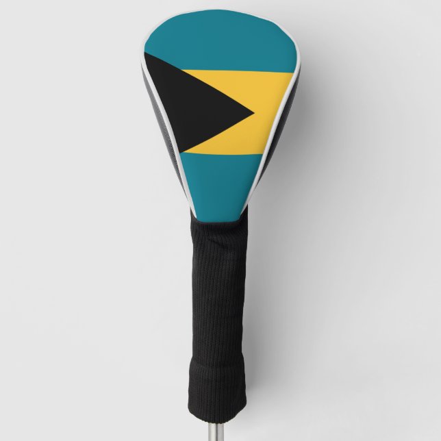 Couvre-club De Golf Drapeau Bahamas (Devant)