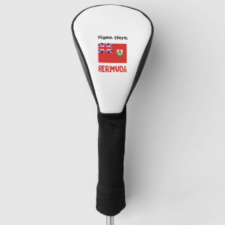 Couvre-club De Golf Drapeau Bermudes Personnalisé