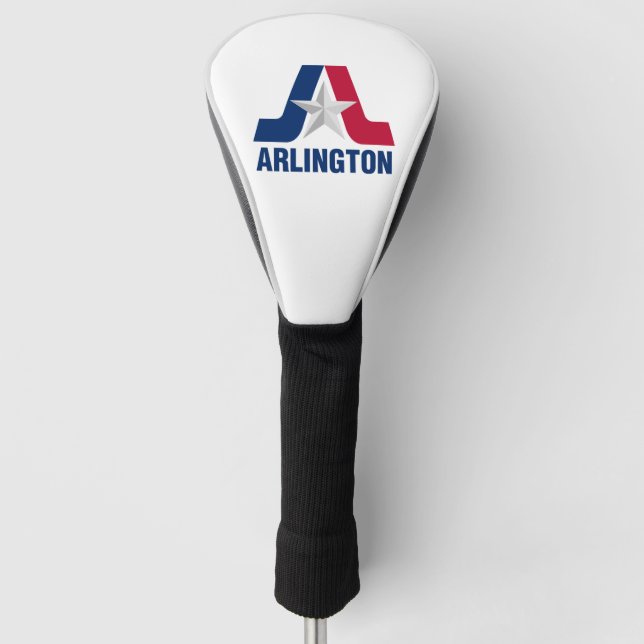 Couvre-club De Golf Drapeau d'Arlington, Texas Golf Head Cover (Devant)