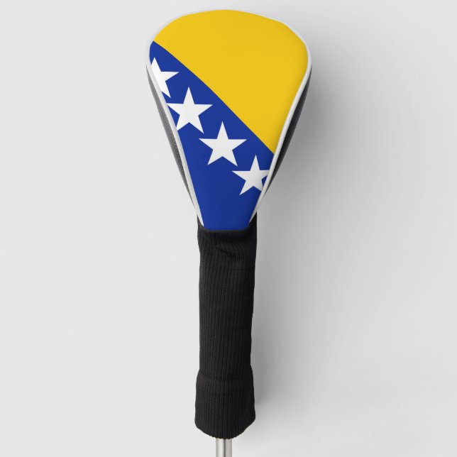 Couvre-club De Golf Drapeau de Bosnie-Herzégovine (Devant)
