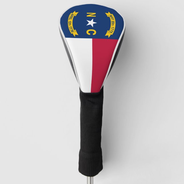 Couvre-club De Golf Drapeau de Caroline du Nord (Devant)
