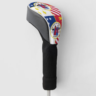Couvre-club De Golf Drapeau de Detroit, Michigan