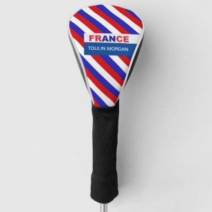 Couvre-club De Golf Drapeau de France personnalisé