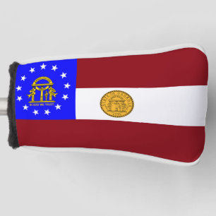 Couvre-club De Golf Drapeau de Géorgie