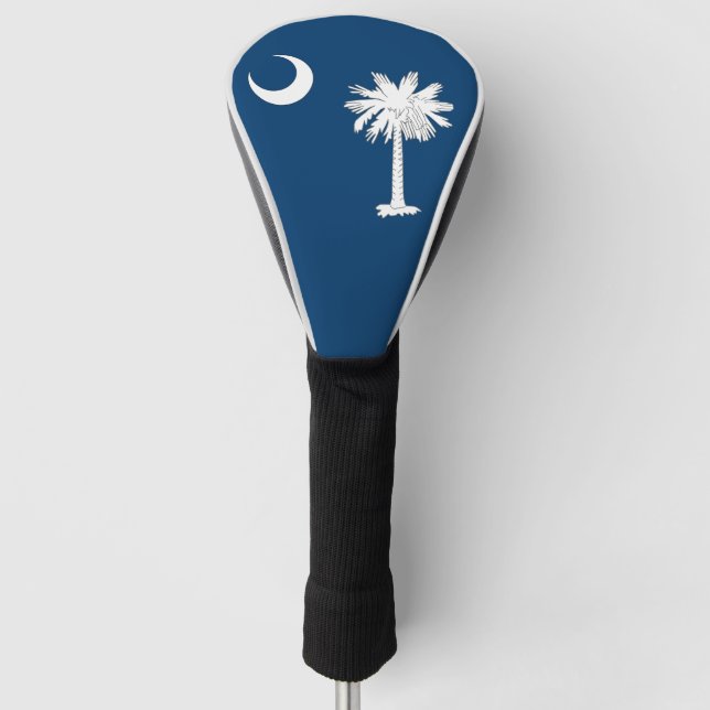Couvre-club De Golf Drapeau de la Caroline du Sud (Devant)