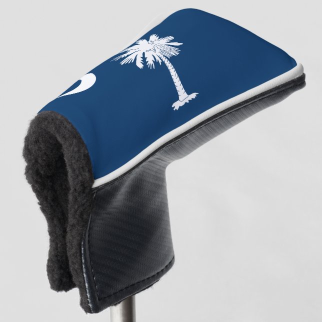 Couvre-club De Golf Drapeau de la Caroline du Sud (Devant 3/4)