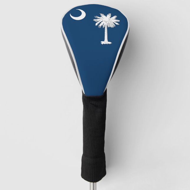Couvre-club De Golf Drapeau de la Caroline du Sud (Devant)