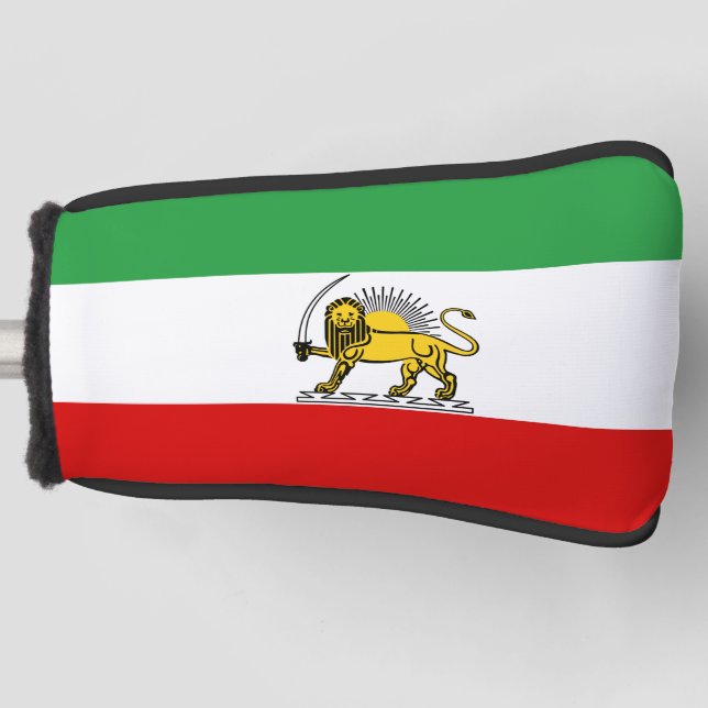 Couvre-club De Golf Drapeau de la monarchie constitutionnelle iranienn (Devant)