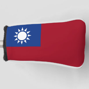 Couvre-club De Golf Drapeau de la République de Chine de Taiwan