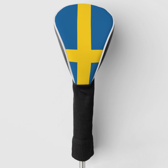Couvre-club De Golf Drapeau de la Suède (Devant)