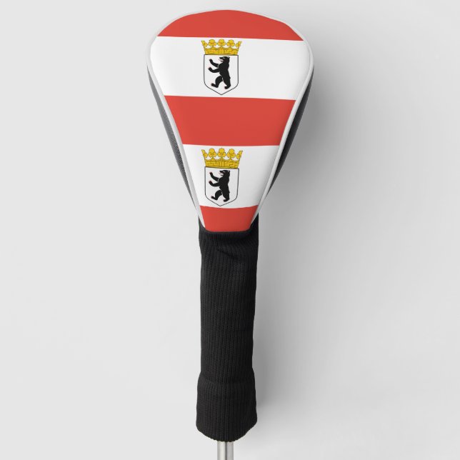 Couvre-club De Golf Drapeau de la tête de golf de Berlin (Devant)