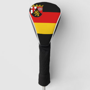 Couvre-club De Golf Drapeau de la tête de golf de Rhénanie-Palatinat