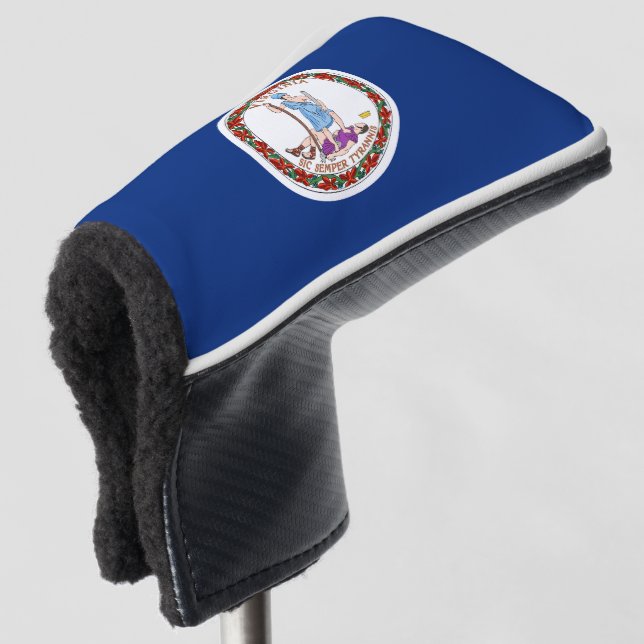 Couvre-club De Golf Drapeau de la Virginie (Devant 3/4)