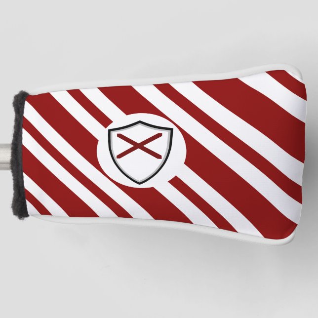 Couvre-club De Golf Drapeau de l'Alabama (Devant)