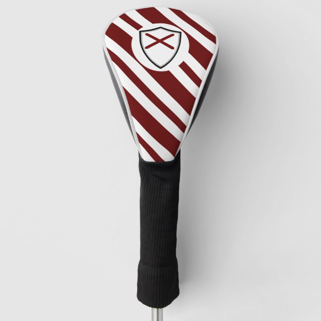 Couvre-club De Golf Drapeau de l'Alabama (Devant)