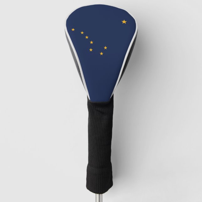 Couvre-club De Golf Drapeau de l'Alaska (Devant)