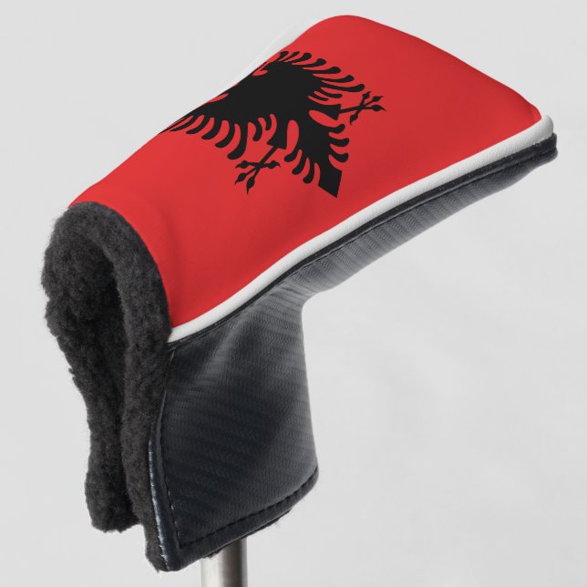 Couvre-club De Golf Drapeau de l'Albanie (Devant 3/4)