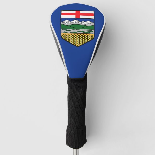 Couvre-club De Golf Drapeau de l'Alberta - CANADA (Devant)