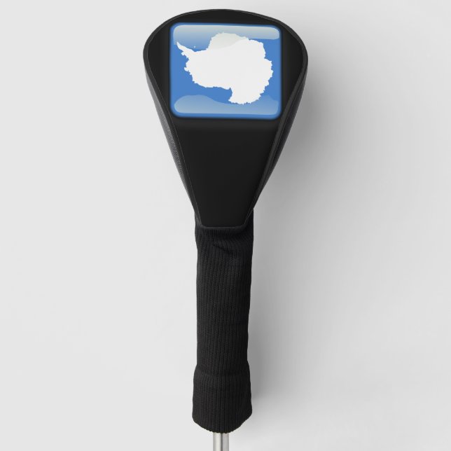 Couvre-club De Golf Drapeau de l'Antarctique (Devant)