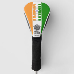 Couvre-club De Golf Drapeau de l'Inde magnifique patriotique